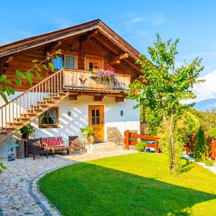 Ferienhaus mit Garten am Wilden Kaiser